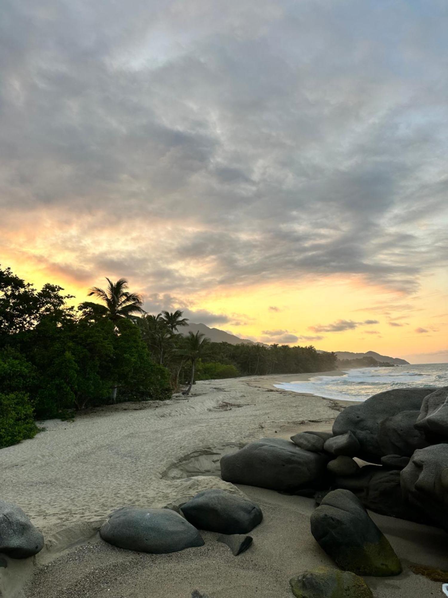 Centro de Experiencia el Amanecer Dentro del Parque Tayrona El Zaino Exterior foto